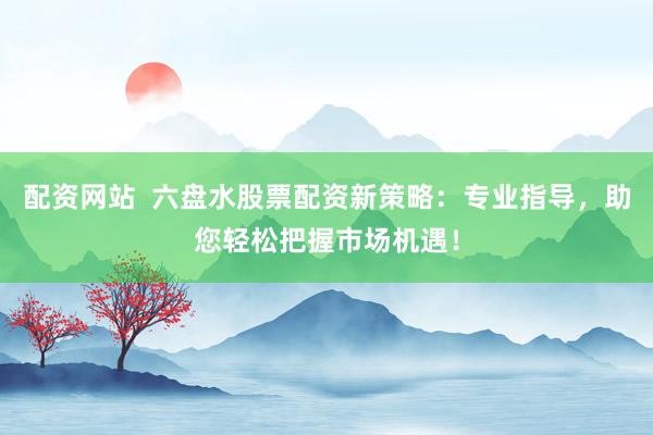 配资网站  六盘水股票配资新策略：专业指导，助您轻松把握市场机遇！