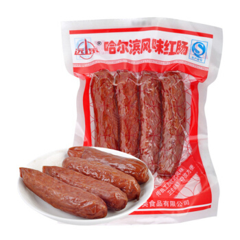 远东 火腿肠 哈尔滨风味红肠 熏煮香肠 160g/袋 *44件